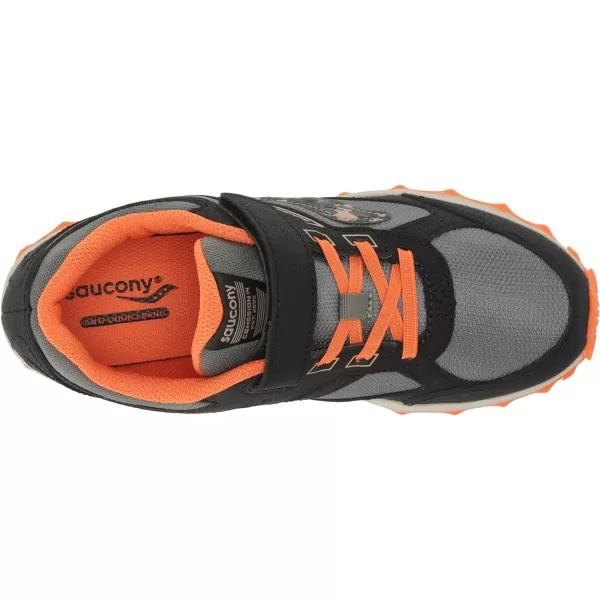 imageSaucony UnisexChild Cohesion Tr14 Alternative Closure Trail Running ShoeBlackCamo