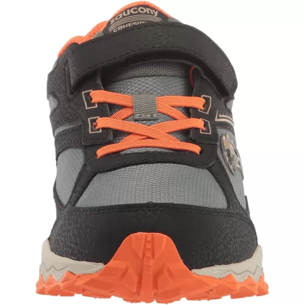 imageSaucony UnisexChild Cohesion Tr14 Alternative Closure Trail Running ShoeBlackCamo