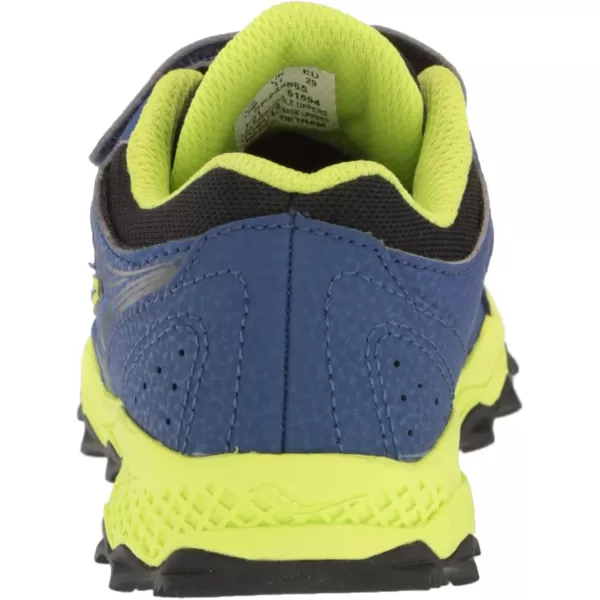 imageSaucony UnisexChild Cohesion Tr14 Alternative Closure Trail Running ShoeBlueBlackGreen