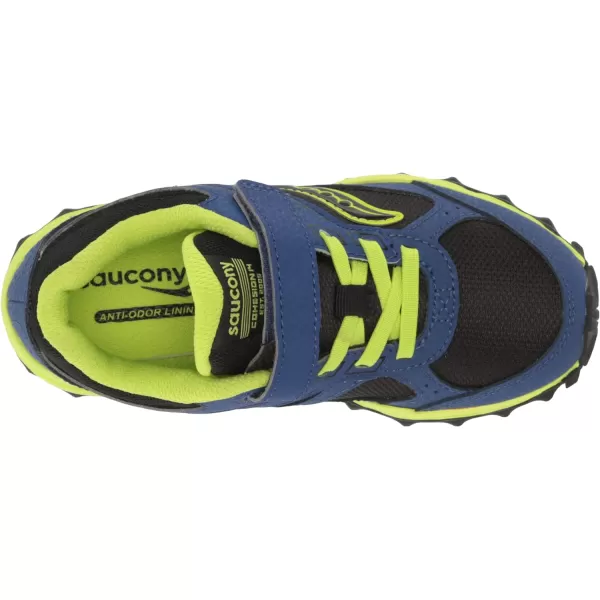 imageSaucony UnisexChild Cohesion Tr14 Alternative Closure Trail Running ShoeBlueBlackGreen