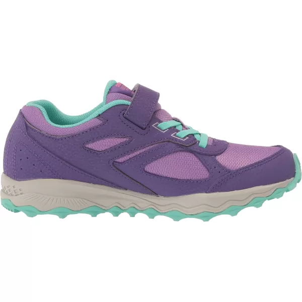 imageSaucony UnisexChild Cohesion Tr14 Alternative Closure Trail Running ShoePurplePink