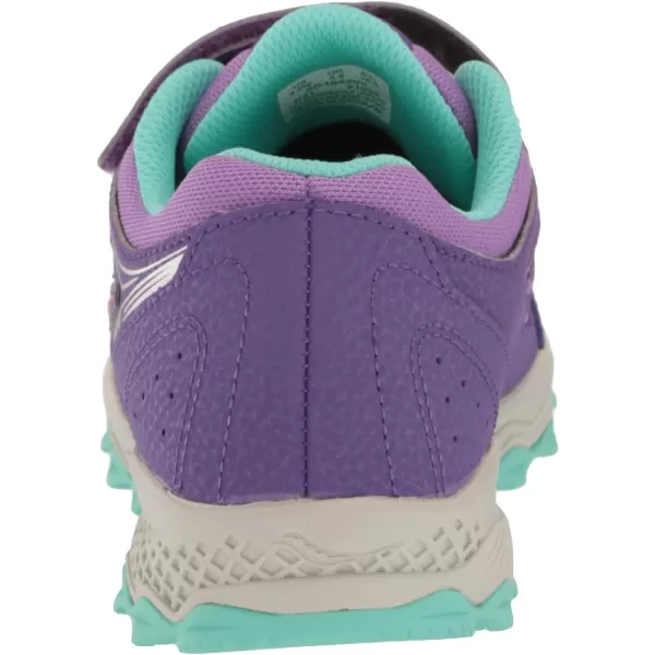 imageSaucony UnisexChild Cohesion Tr14 Alternative Closure Trail Running ShoePurplePink