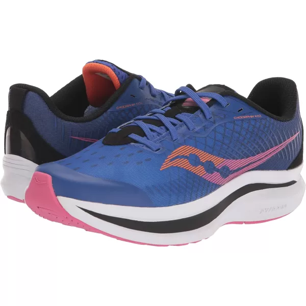 imageSaucony UnisexChild Endorphin Running ShoeBlueRaz