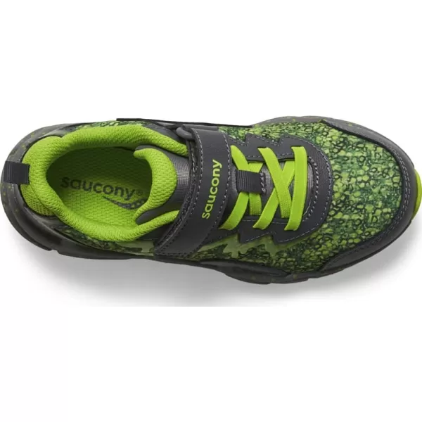 imageSaucony UnisexChild Flash Alternative Closure 30 SneakerGreySlime