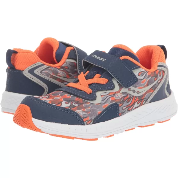 imageSaucony UnisexChild Flash Alternative Closure 30 SneakerNavyOrange