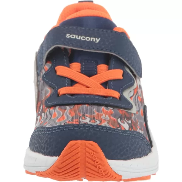 imageSaucony UnisexChild Flash Alternative Closure 30 SneakerNavyOrange