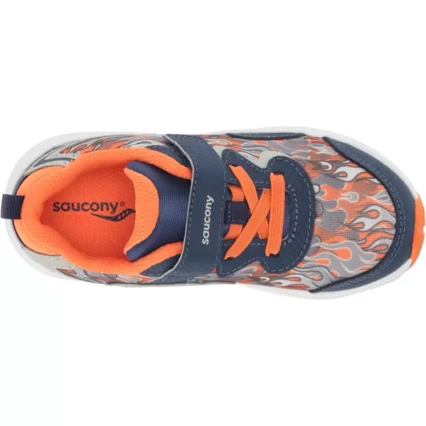 imageSaucony UnisexChild Flash Alternative Closure 30 SneakerNavyOrange