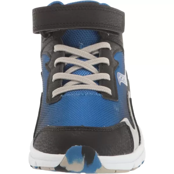 imageSaucony UnisexChild Flash Alternative Closure Mid SneakerBlackBlue