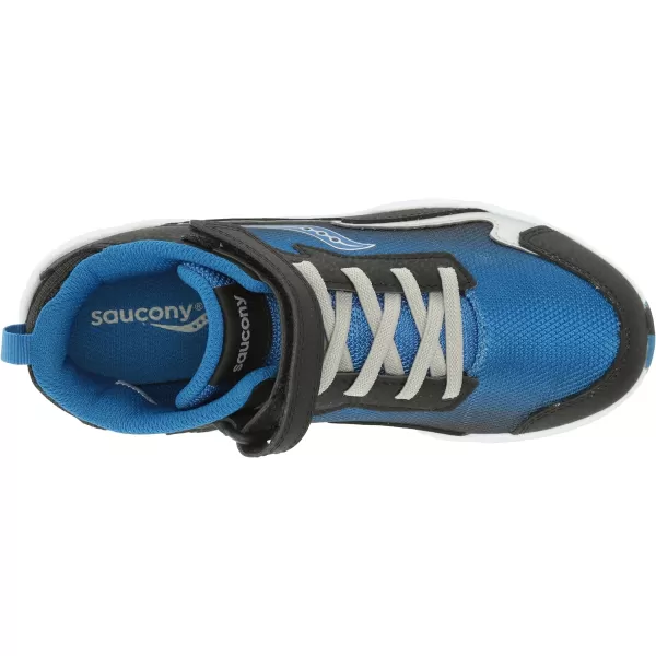 imageSaucony UnisexChild Flash Alternative Closure Mid SneakerBlackBlue