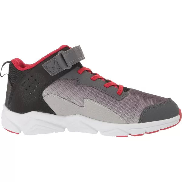 imageSaucony UnisexChild Flash Alternative Closure Mid SneakerGreyRed
