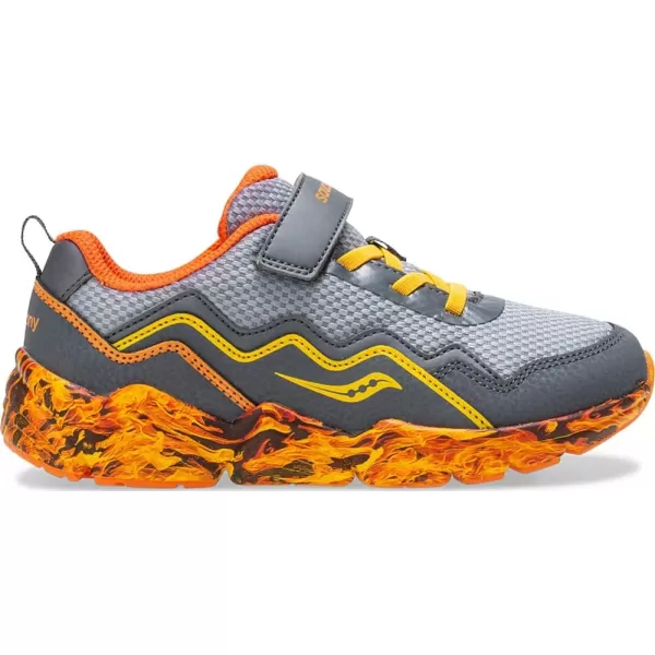 imageSaucony UnisexChild Flash aC 20 SneakerGrey Flame