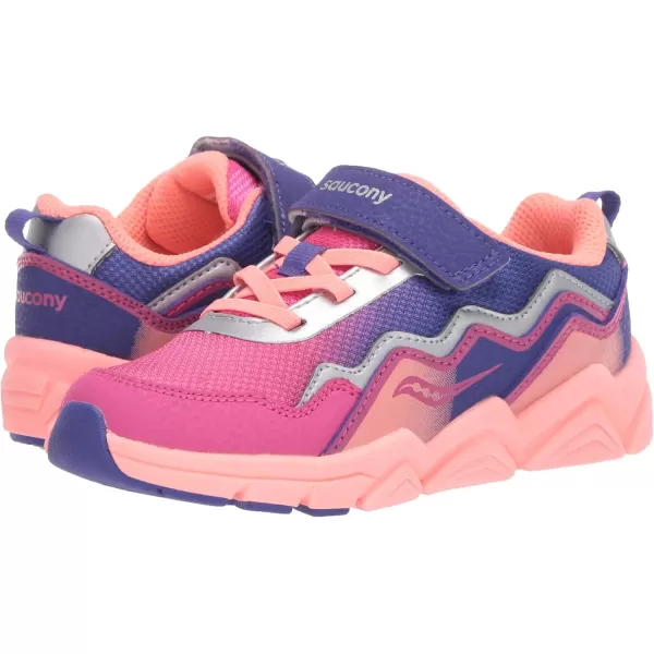 imageSaucony UnisexChild Flash aC 20 SneakerPinkPurple