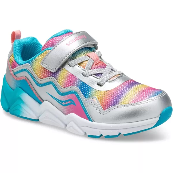 imageSaucony UnisexChild Flash aC 20 SneakerSilver Multi