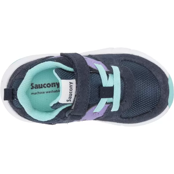 imageSaucony UnisexChild Jazz Lite 20 SneakerNavyPurpleTurq