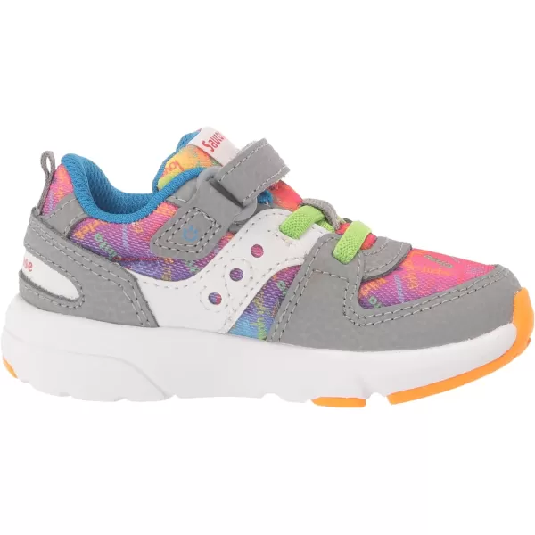 imageSaucony UnisexChild Jazz Lite 20 SneakerRainbow Love