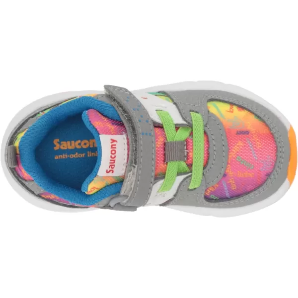 imageSaucony UnisexChild Jazz Lite 20 SneakerRainbow Love