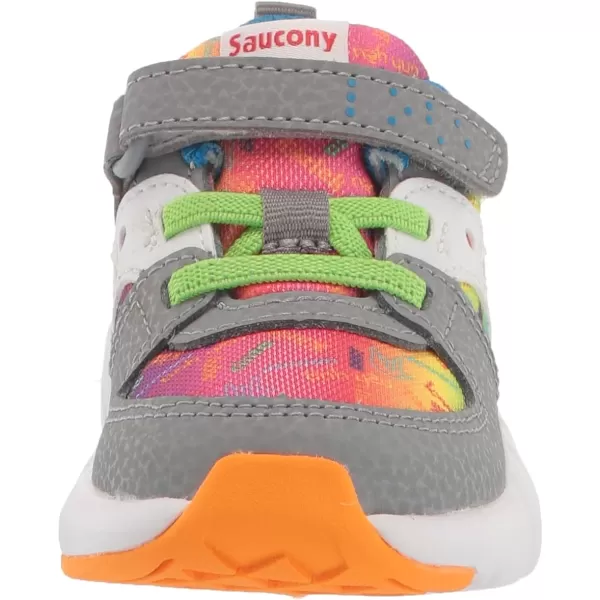 imageSaucony UnisexChild Jazz Lite 20 SneakerRainbow Love