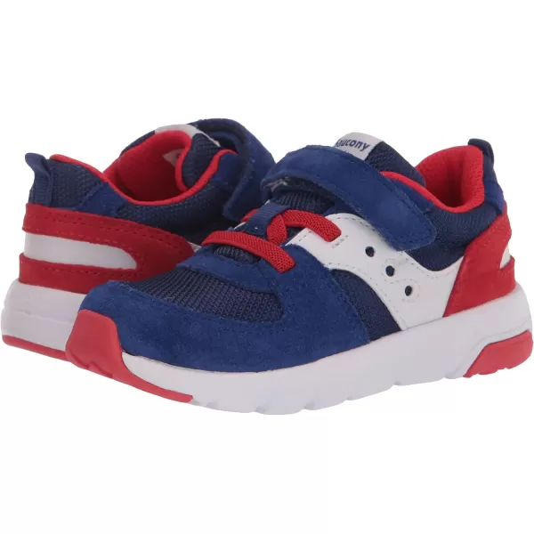 imageSaucony UnisexChild Jazz Lite 20 SneakerRedWhiteBlue