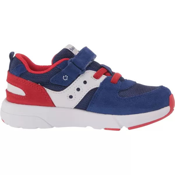 imageSaucony UnisexChild Jazz Lite 20 SneakerRedWhiteBlue
