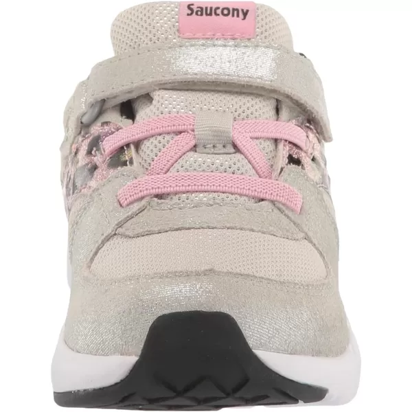 imageSaucony UnisexChild Jazz Lite 20 SneakerSilverPinkLeopard