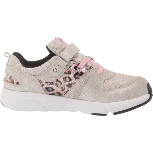 imageSaucony UnisexChild Jazz Lite 20 SneakerSilverPinkLeopard