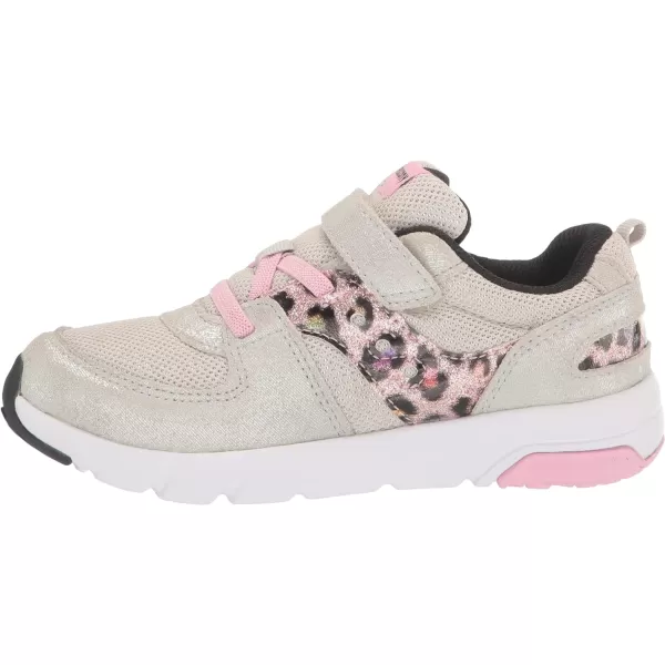 imageSaucony UnisexChild Jazz Lite 20 SneakerSilverPinkLeopard