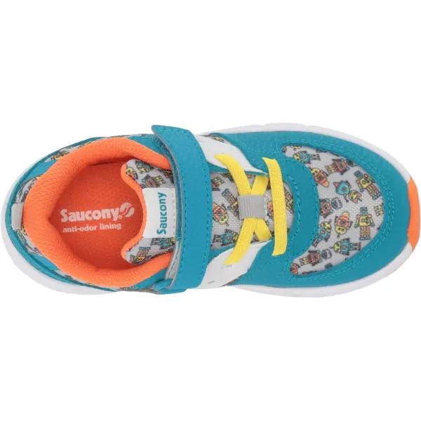 imageSaucony UnisexChild Jazz Lite 20 SneakerTurqOrange