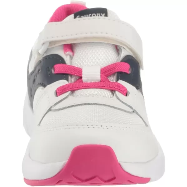 imageSaucony UnisexChild Jazz Lite 20 SneakerWhiteNavyPink