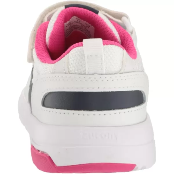 imageSaucony UnisexChild Jazz Lite 20 SneakerWhiteNavyPink