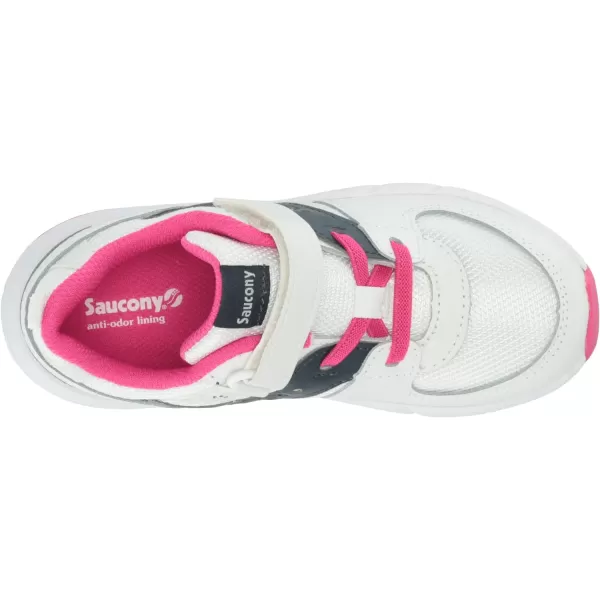 imageSaucony UnisexChild Jazz Lite 20 SneakerWhiteNavyPink
