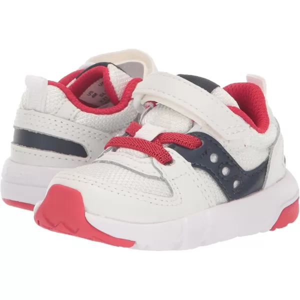 imageSaucony UnisexChild Jazz Lite 20 SneakerWhiteNavyRed