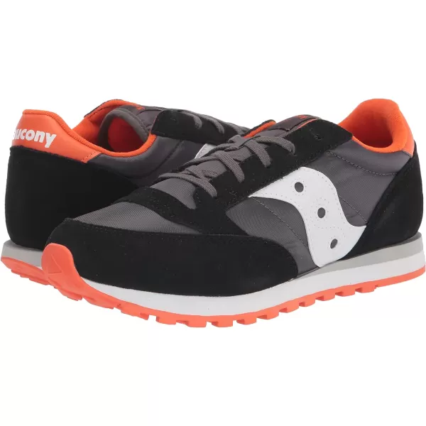 imageSaucony UnisexChild Jazz Original SneakerBlackGreyOrange