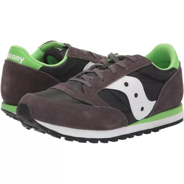 imageSaucony UnisexChild Jazz Original SneakerGreyBlackGreen