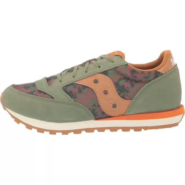 imageSaucony UnisexChild Jazz Original SneakerOliveOrange