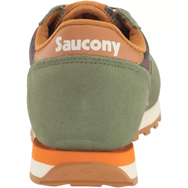 imageSaucony UnisexChild Jazz Original SneakerOliveOrange