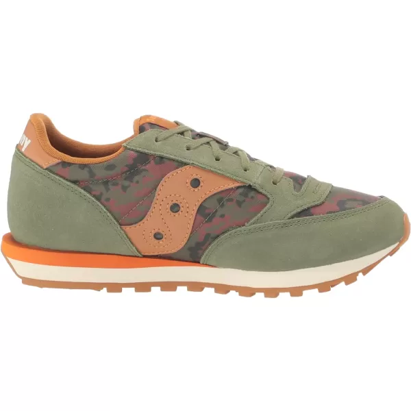 imageSaucony UnisexChild Jazz Original SneakerOliveOrange