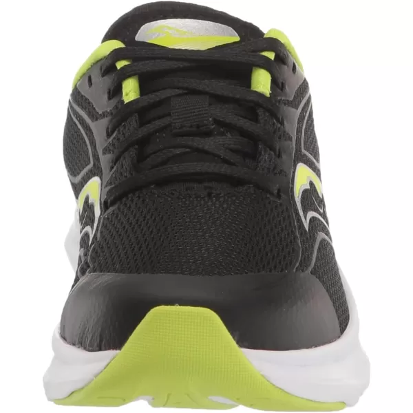 imageSaucony UnisexChild Kinvara 13 Running ShoeBlackLime