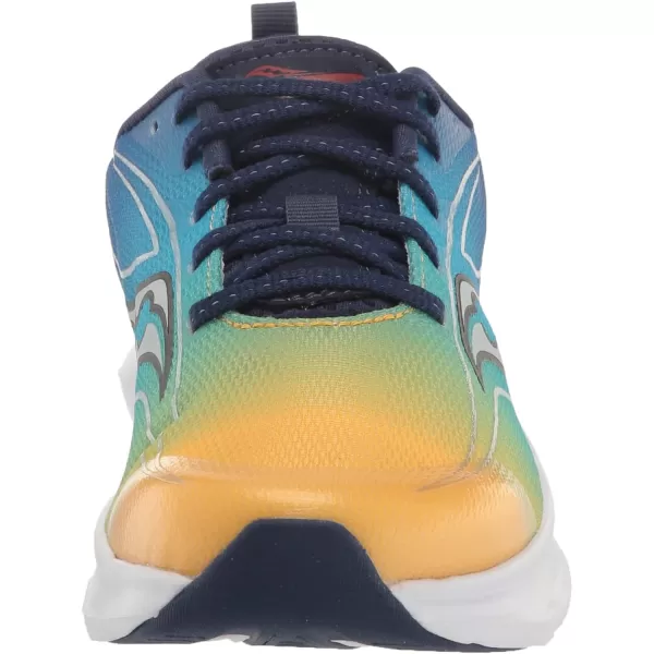 imageSaucony UnisexChild Kinvara 13 Running ShoeBlue