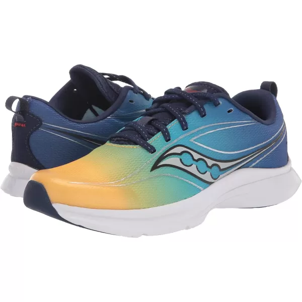 imageSaucony UnisexChild Kinvara 13 Running ShoeBlue