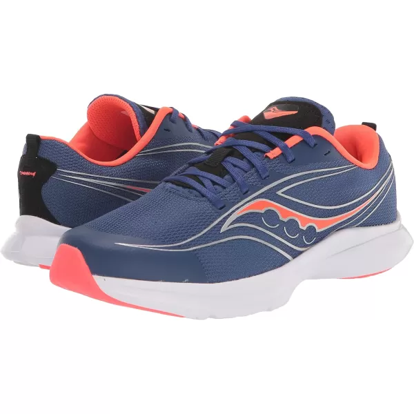 imageSaucony UnisexChild Kinvara 13 Running ShoeSaphireRed
