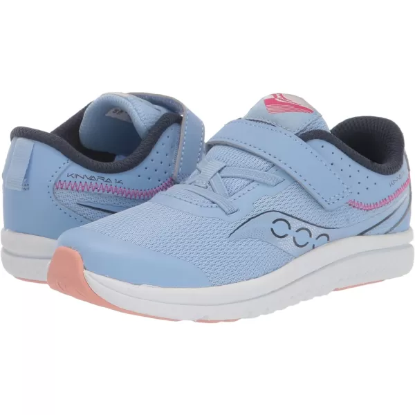 imageSaucony UnisexChild Kinvara 14 Altervative Closure Jr SneakerLight Blue