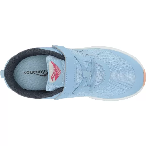imageSaucony UnisexChild Kinvara 14 Altervative Closure Jr SneakerLight Blue