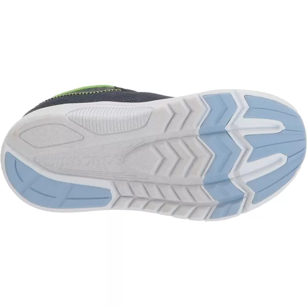 imageSaucony UnisexChild Kinvara 14 Altervative Closure Jr SneakerNavyGreen