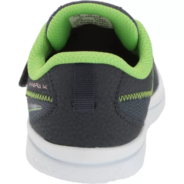 imageSaucony UnisexChild Kinvara 14 Altervative Closure Jr SneakerNavyGreen