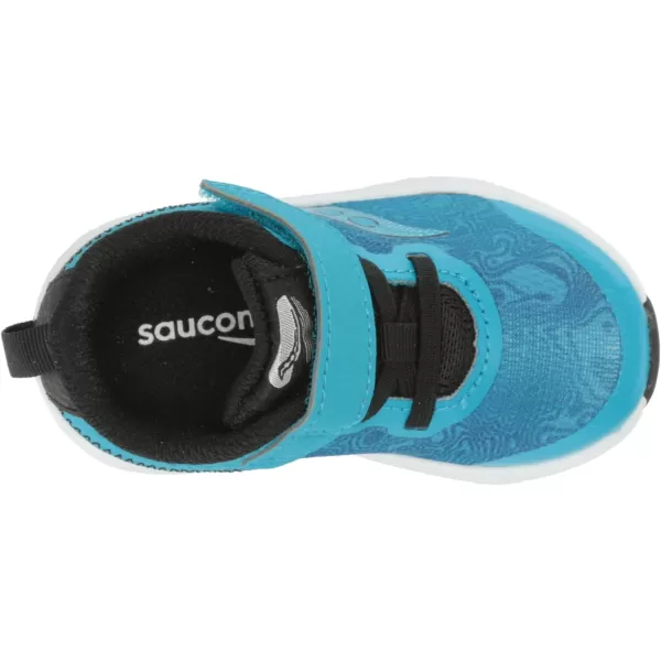 imageSaucony UnisexChild Kinvara 14 Altervative Closure Jr SneakerViziBlueEcho