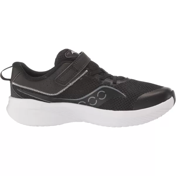 imageSaucony UnisexChild Kinvara 14 Altervative Closure SneakerBlackGrey
