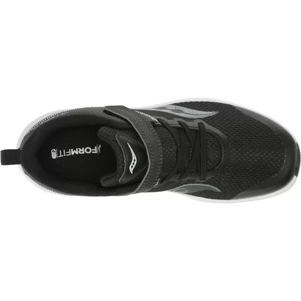 imageSaucony UnisexChild Kinvara 14 Altervative Closure SneakerBlackGrey