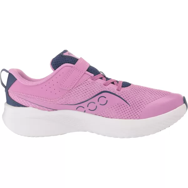 imageSaucony UnisexChild Kinvara 14 Altervative Closure SneakerGrapeIndigo