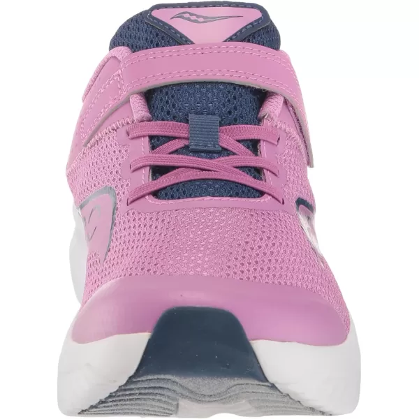 imageSaucony UnisexChild Kinvara 14 Altervative Closure SneakerGrapeIndigo