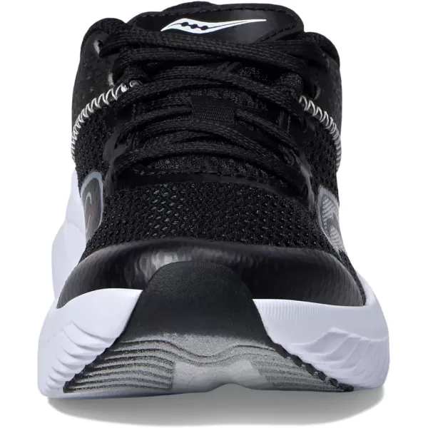 imageSaucony UnisexChild Kinvara 14 Lace to Toe SneakerBlackGrey